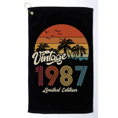 36th Birthday Vintage Limited Edition 1987 Golf Towel