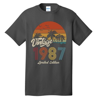 36th Birthday Vintage Limited Edition 1987 Tall T-Shirt