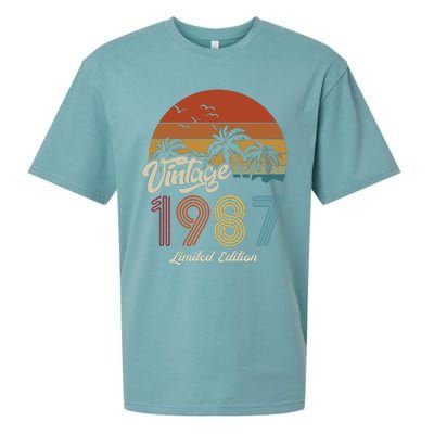 36th Birthday Vintage Limited Edition 1987 Sueded Cloud Jersey T-Shirt