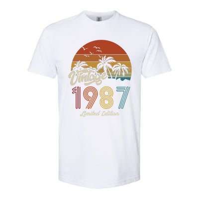 36th Birthday Vintage Limited Edition 1987 Softstyle CVC T-Shirt