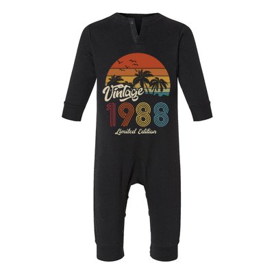 35th Birthday Vintage Limited Edition 1988 Infant Fleece One Piece