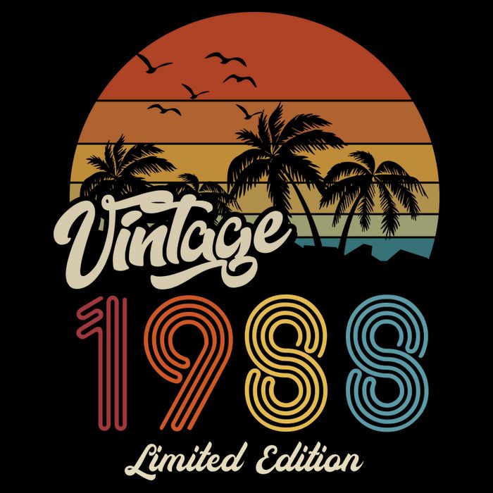 35th Birthday Vintage Limited Edition 1988 Bucket Hat