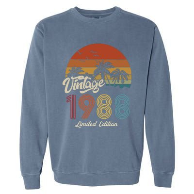 35th Birthday Vintage Limited Edition 1988 Garment-Dyed Sweatshirt