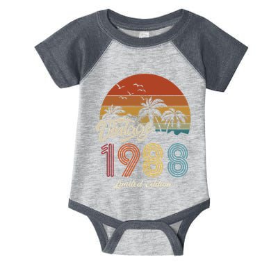 35th Birthday Vintage Limited Edition 1988 Infant Baby Jersey Bodysuit