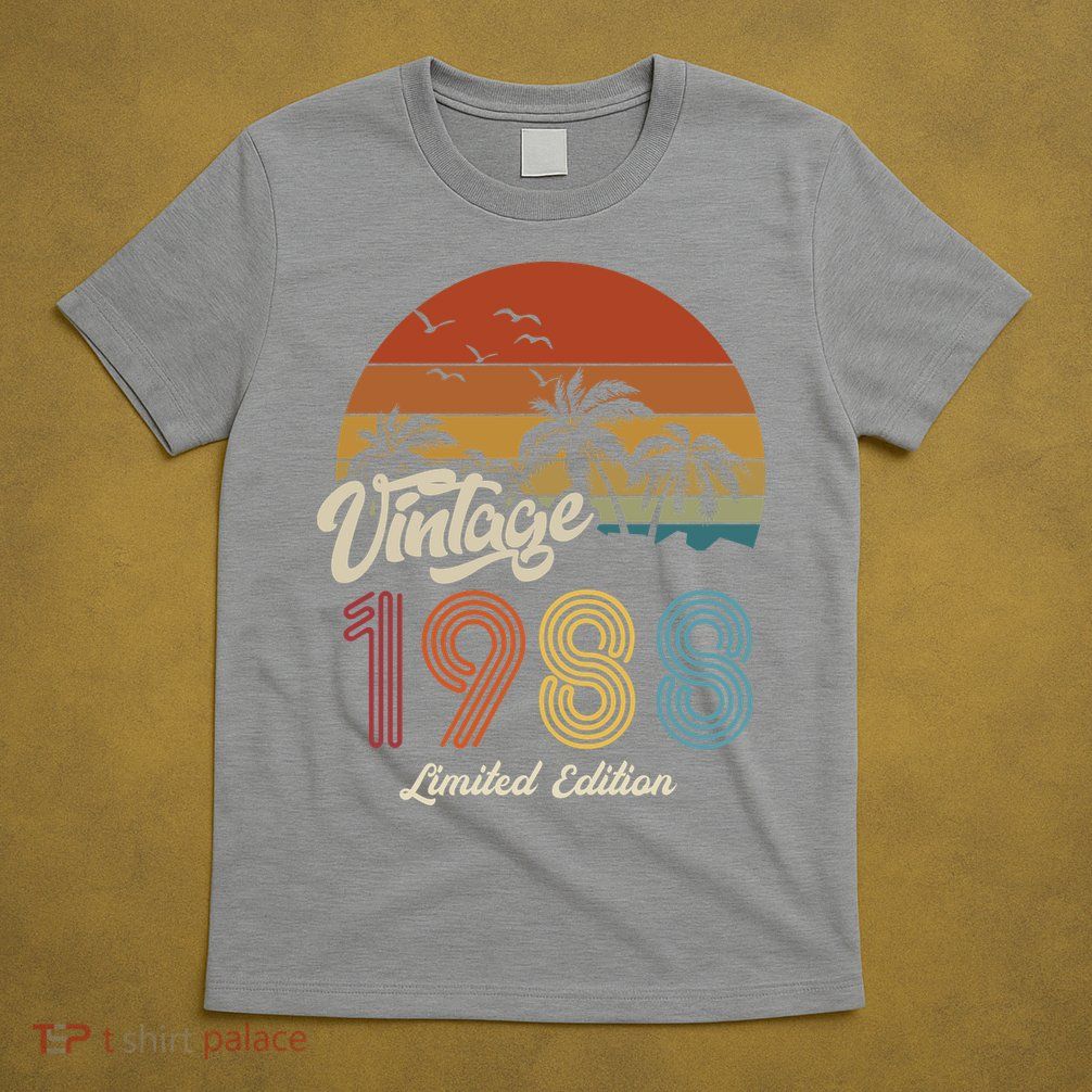 35th Birthday Vintage Limited Edition 1988 T-Shirt