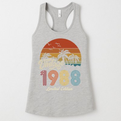 35th Birthday Vintage Limited Edition 1988 Womens Tank Top