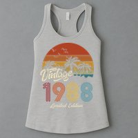 35th Birthday Vintage Limited Edition 1988 Womens Tank Top