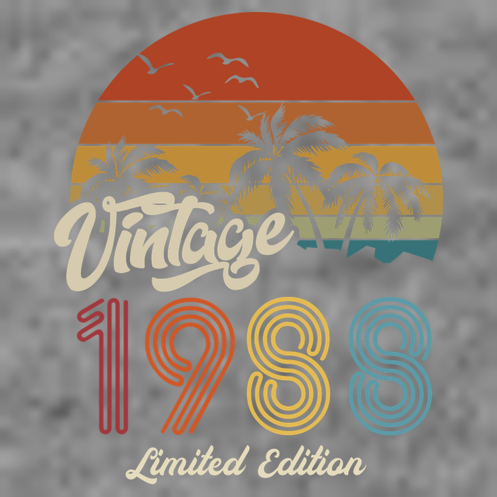 35th Birthday Vintage Limited Edition 1988 Womens Tank Top