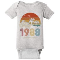 35th Birthday Vintage Limited Edition 1988 Baby Bodysuit