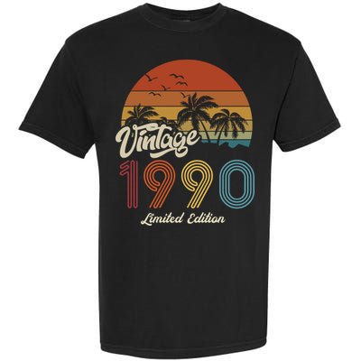 33rd Birthday Vintage Limited Edition 1990 Garment-Dyed Heavyweight T-Shirt