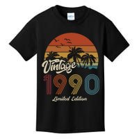 33rd Birthday Vintage Limited Edition 1990 Kids T-Shirt