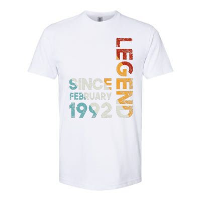 31th Birthday Vintage Legend Since February 1992 31 Years Softstyle® CVC T-Shirt