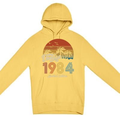 39th Birthday Vintage Limited Edition 1984 Premium Pullover Hoodie