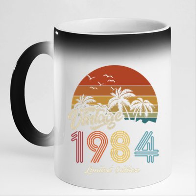 39th Birthday Vintage Limited Edition 1984 11oz Black Color Changing Mug