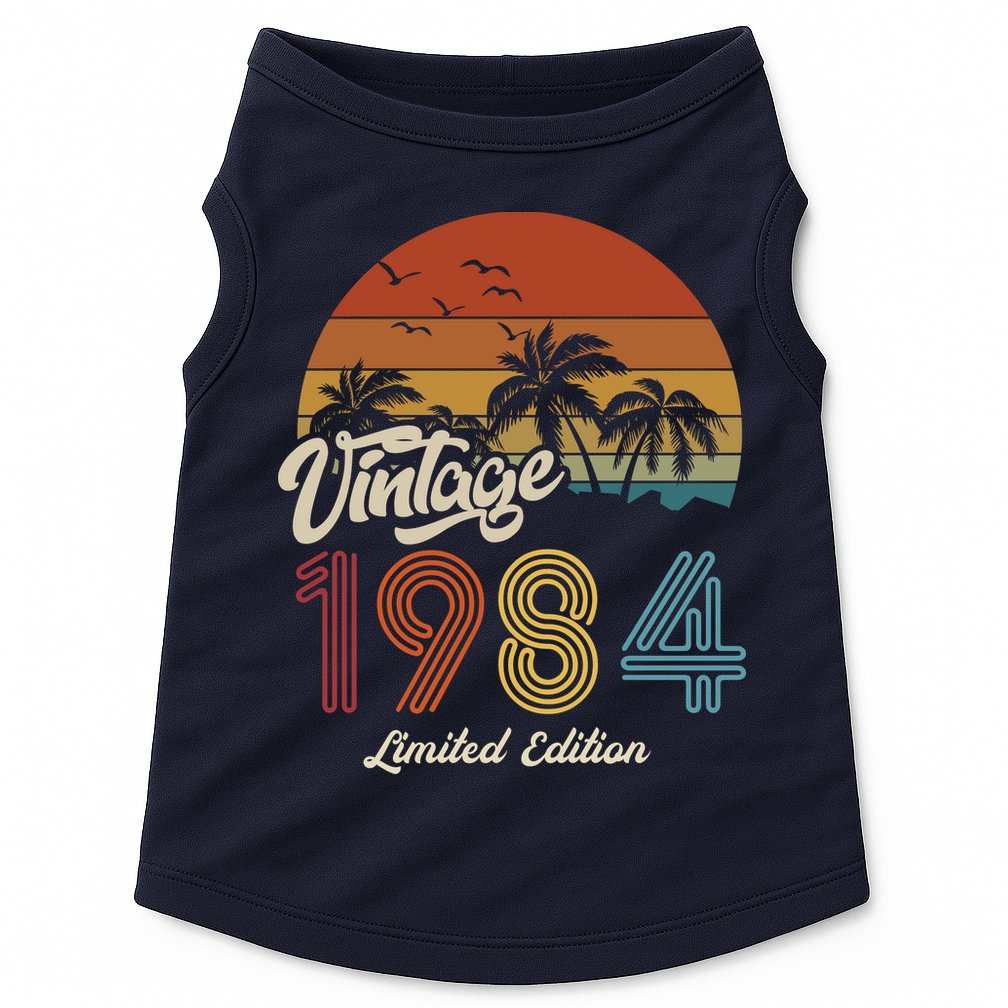 39th Birthday Vintage Limited Edition 1984 Doggie Tank