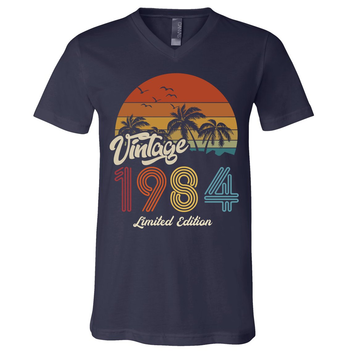 39th Birthday Vintage Limited Edition 1984 V-Neck T-Shirt