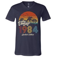 39th Birthday Vintage Limited Edition 1984 V-Neck T-Shirt