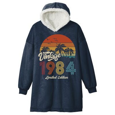 39th Birthday Vintage Limited Edition 1984 Hooded Wearable Blanket