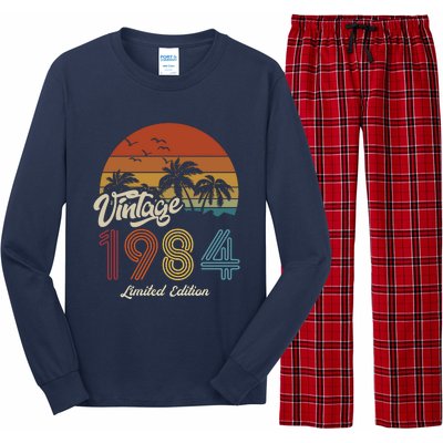 39th Birthday Vintage Limited Edition 1984 Long Sleeve Pajama Set