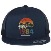 39th Birthday Vintage Limited Edition 1984 Flat Bill Trucker Hat