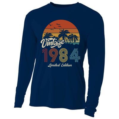 39th Birthday Vintage Limited Edition 1984 Cooling Performance Long Sleeve Crew