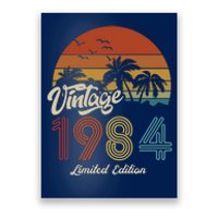 39th Birthday Vintage Limited Edition 1984 Poster