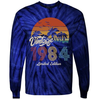 39th Birthday Vintage Limited Edition 1984 Tie-Dye Long Sleeve Shirt