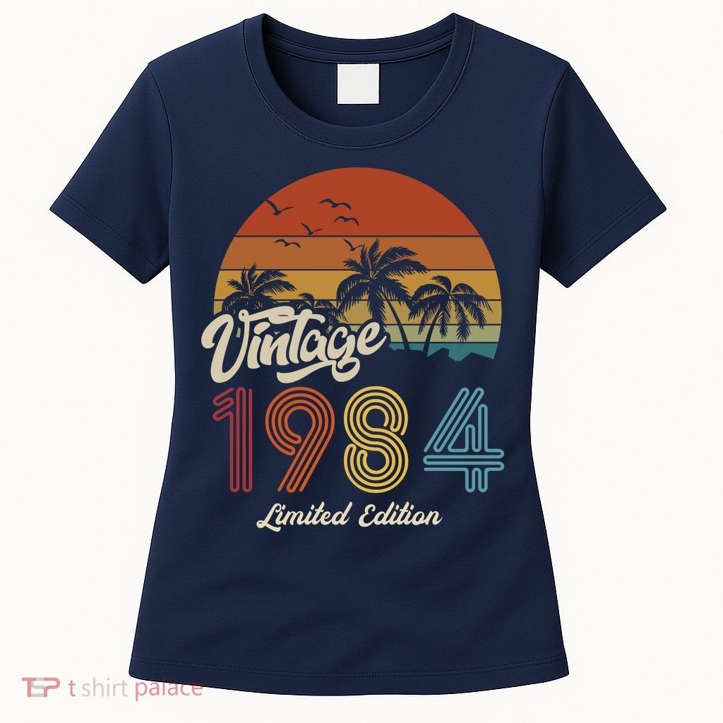39th Birthday Vintage Limited Edition 1984 Womens T-Shirt