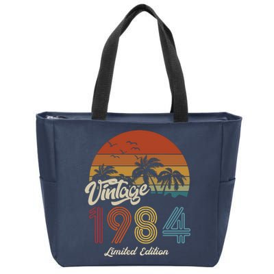 39th Birthday Vintage Limited Edition 1984 Zip Tote Bag