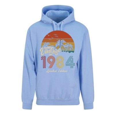 39th Birthday Vintage Limited Edition 1984 Unisex Surf Hoodie