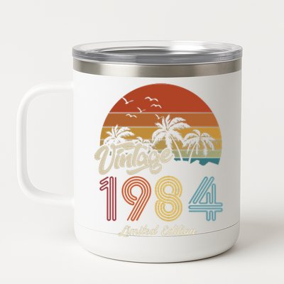 39th Birthday Vintage Limited Edition 1984 12 oz Stainless Steel Tumbler Cup