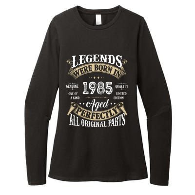 37rd Birthday Vintage Legends Born In 1985 Womens CVC Long Sleeve Shirt