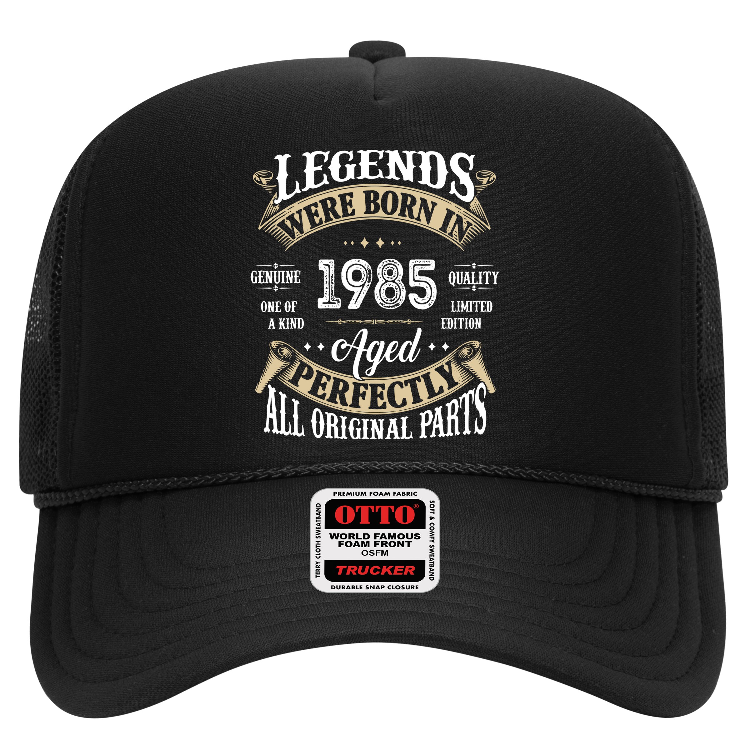 37rd Birthday Vintage Legends Born In 1985 Hat