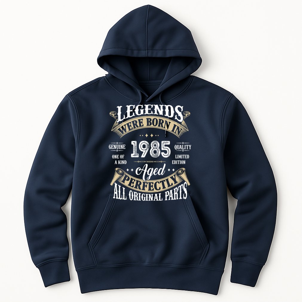 37rd Birthday Vintage Legends Born In 1985 Hoodie