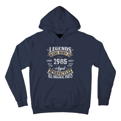 37rd Birthday Vintage Legends Born In 1985 Hoodie