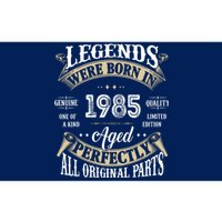 37rd Birthday Vintage Legends Born In 1985 Bumper Sticker