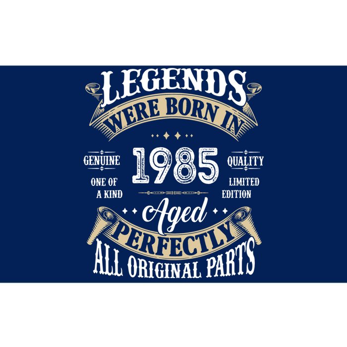 37rd Birthday Vintage Legends Born In 1985 Bumper Sticker