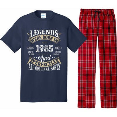 37rd Birthday Vintage Legends Born In 1985 Pajama Set