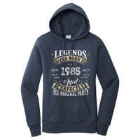 37rd Birthday Vintage Legends Born In 1985 Women's Pullover Hoodie