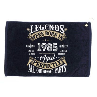 37rd Birthday Vintage Legends Born In 1985 Grommeted Golf Towel