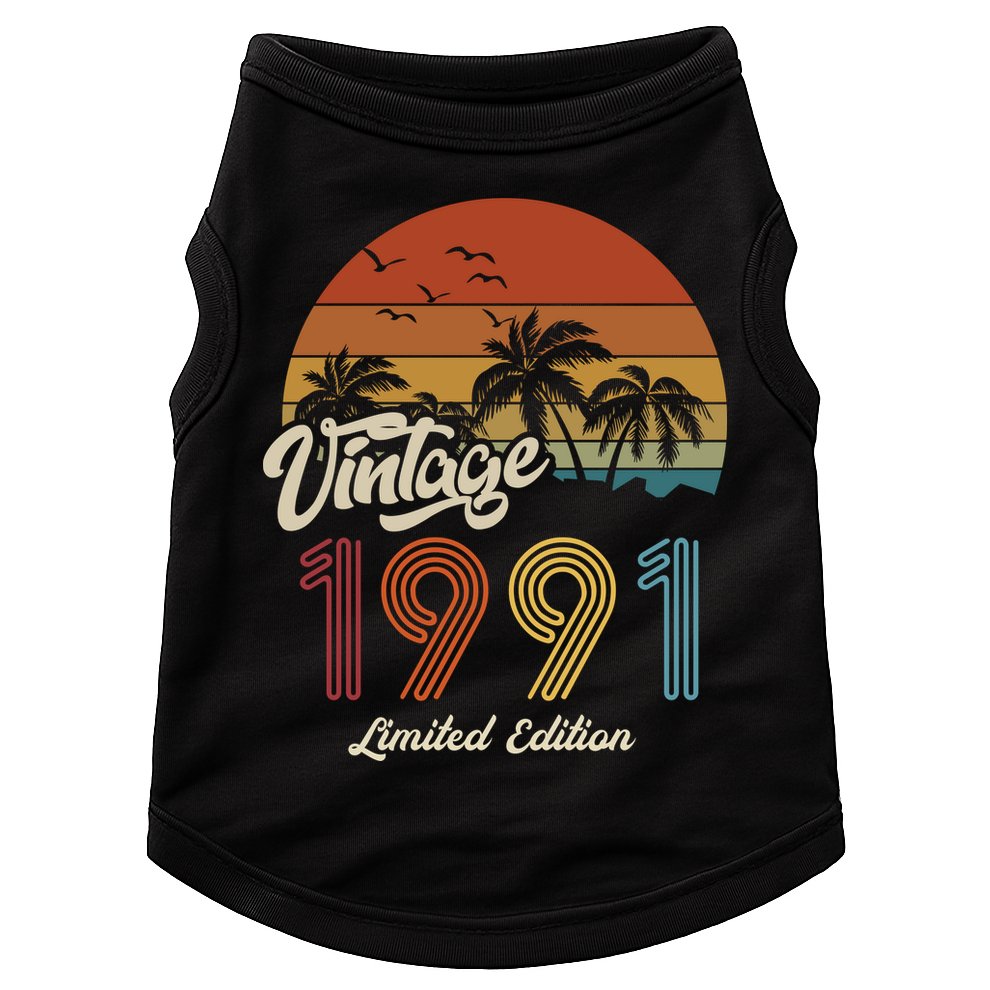 32nd Birthday Vintage Limited Edition 1991 Doggie Tank