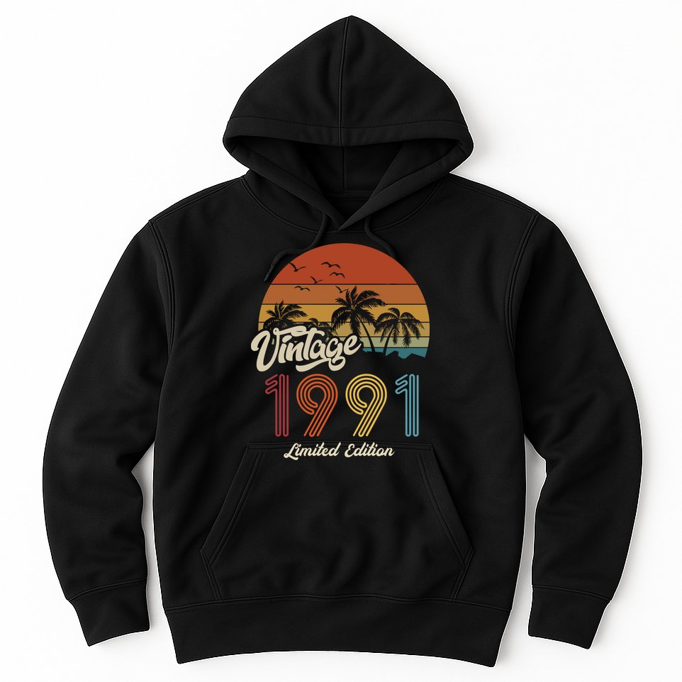 32nd Birthday Vintage Limited Edition 1991 Hoodie