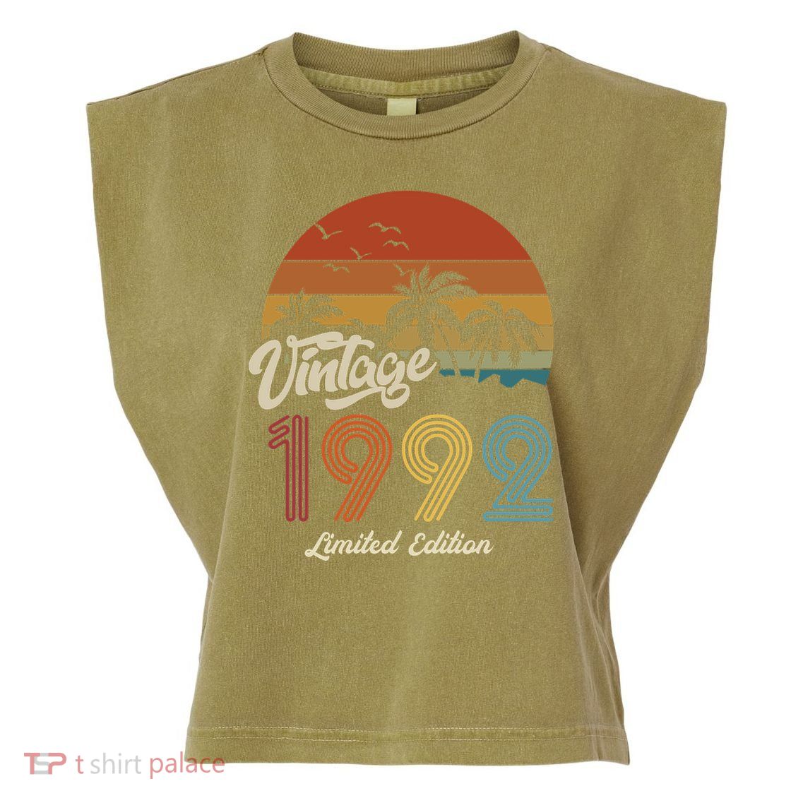 31st Birthday Vintage Limited Edition 1992 Garment-Dyed Women's Muscle Tee