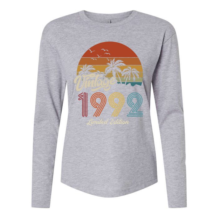 31st Birthday Vintage Limited Edition 1992 Womens Cotton Relaxed Long Sleeve T-Shirt