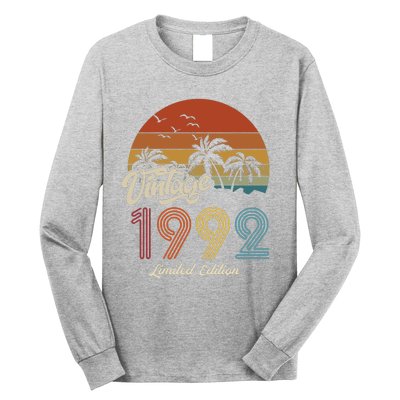 31st Birthday Vintage Limited Edition 1992 Long Sleeve Shirt