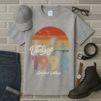 31st Birthday Vintage Limited Edition 1992 Tall T-Shirt