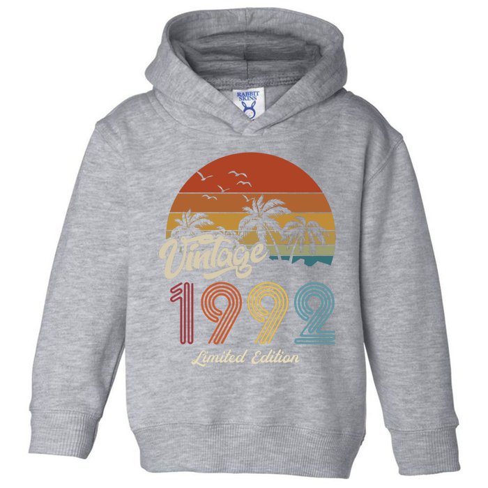 31st Birthday Vintage Limited Edition 1992 Toddler Hoodie