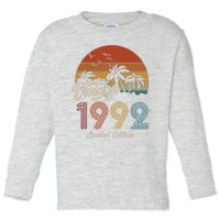 31st Birthday Vintage Limited Edition 1992 Toddler Long Sleeve Shirt