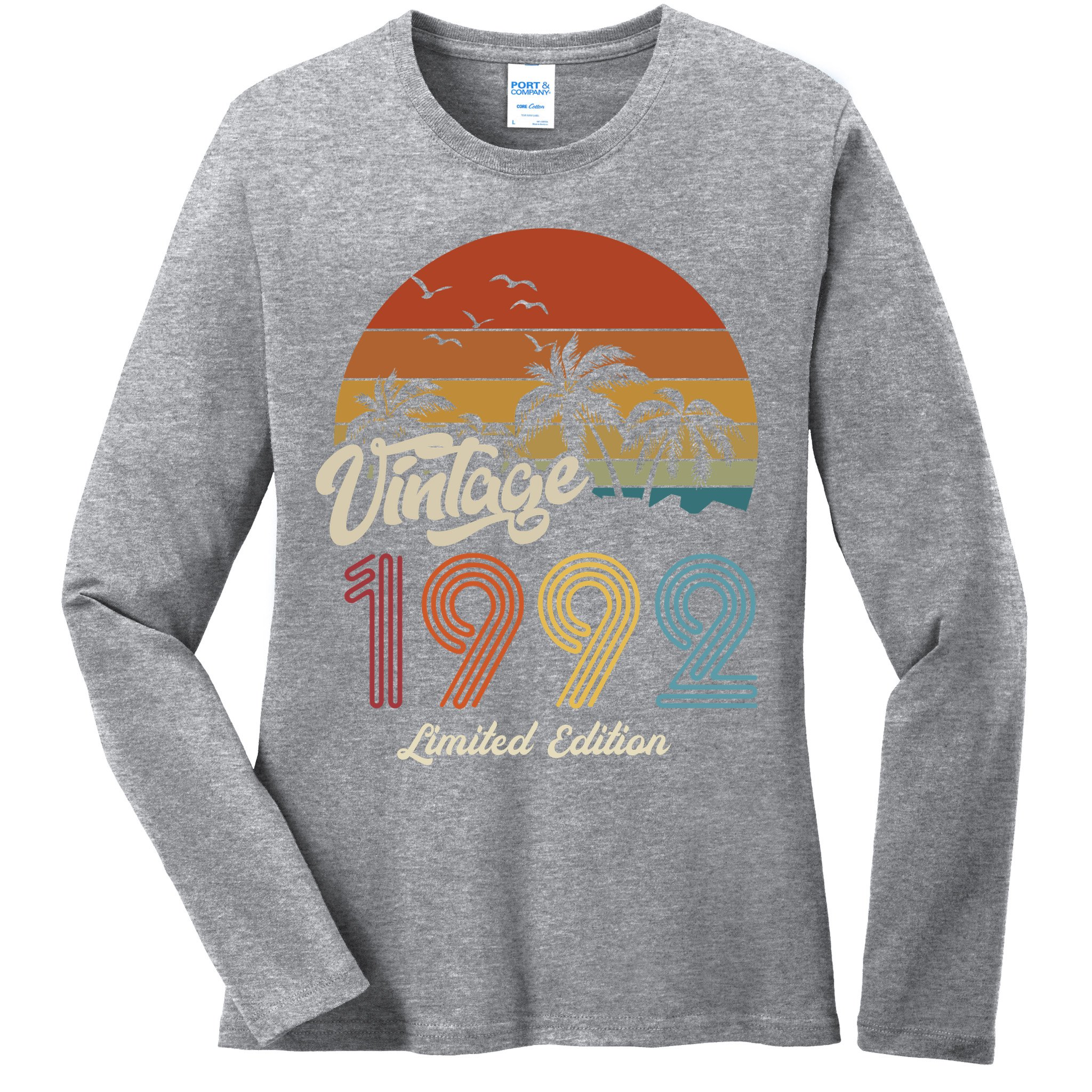31st Birthday Vintage Limited Edition 1992 Ladies Long Sleeve Shirt