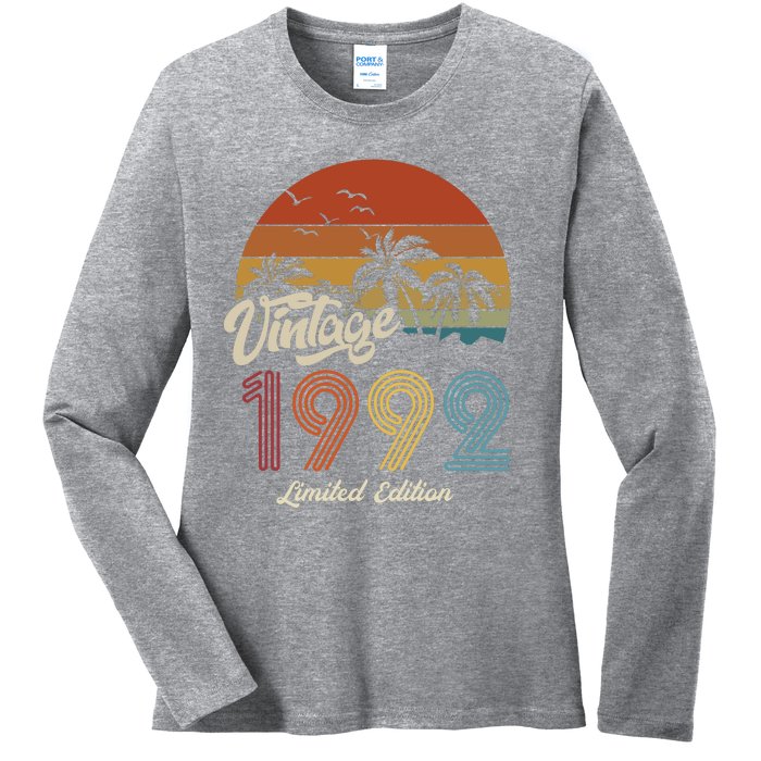 31st Birthday Vintage Limited Edition 1992 Ladies Long Sleeve Shirt